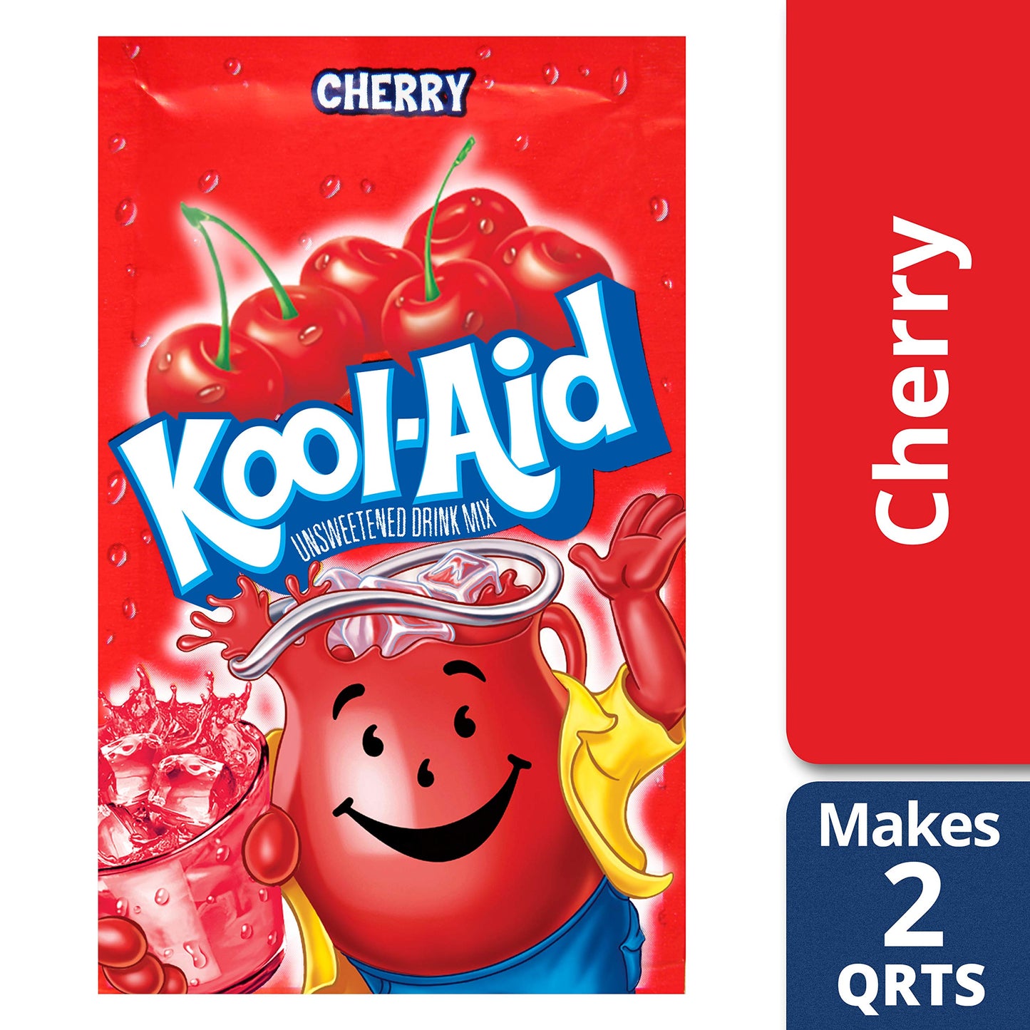 Kool Aid Cherry Powdered Drink Mix 013oz Packets Pack of 192
