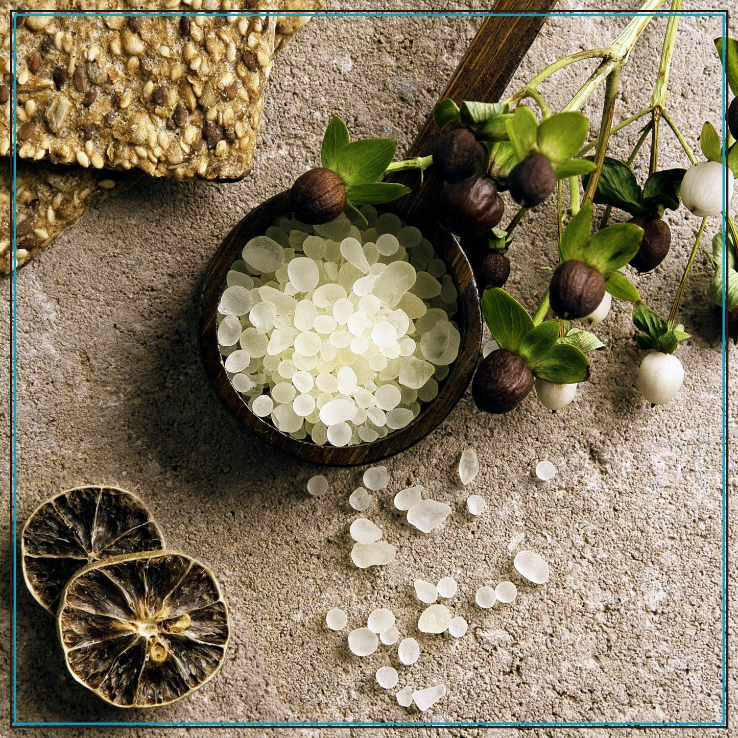Krinos Greek Mastic Gum Rich History Piney Flavor Culinary Treasure  Chios Island PDO Product 17g jar
