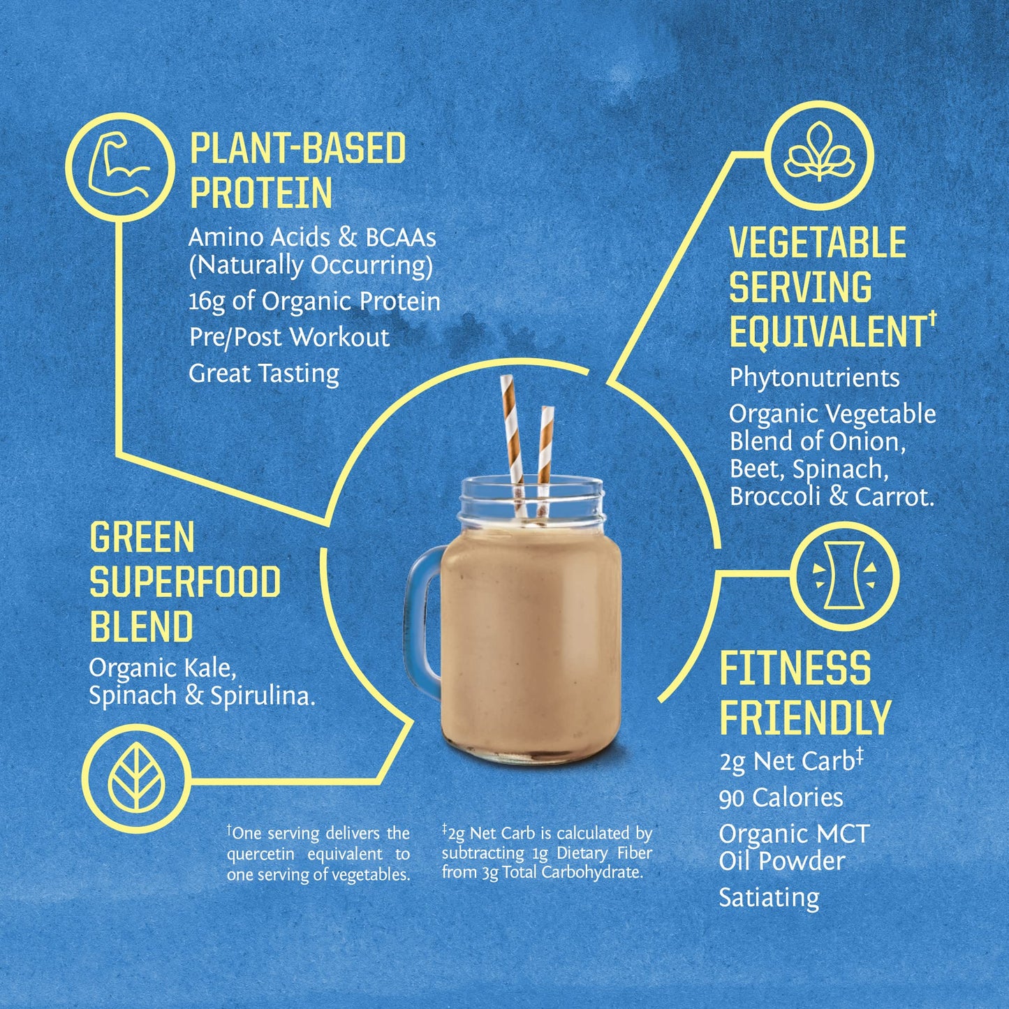 Sunwarrior Warrior Blend Protein Greens Powder Drink Mix BCAA Plant Based Organic Hemp Seed Vegan Gluten Free Non-GMO Low Carb Protein Powder Chocolate Flavored 30 Servings