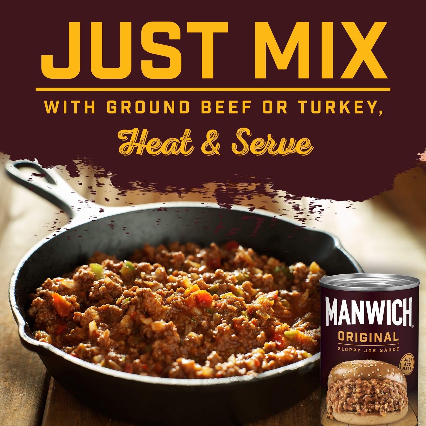 Manwich Original Sloppy Joe Sauce Canned Sauce 24 oz
