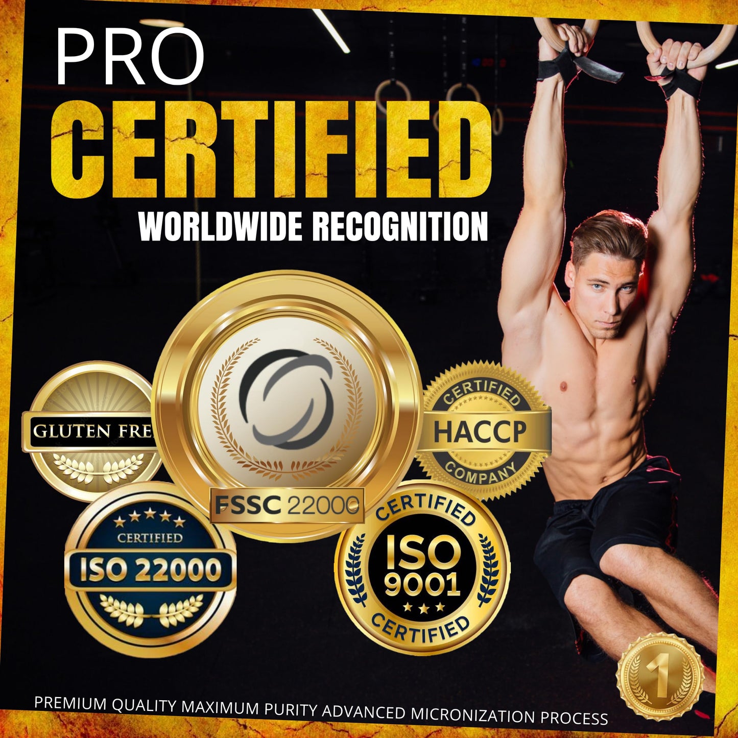 CREATINE MONOHYDRATE Powder Pure Micronized Muscle Recovery + Builder for Men & Women | Nutrition Pre and Post Workout | Professional Dosage (100 Grams (20 Services))