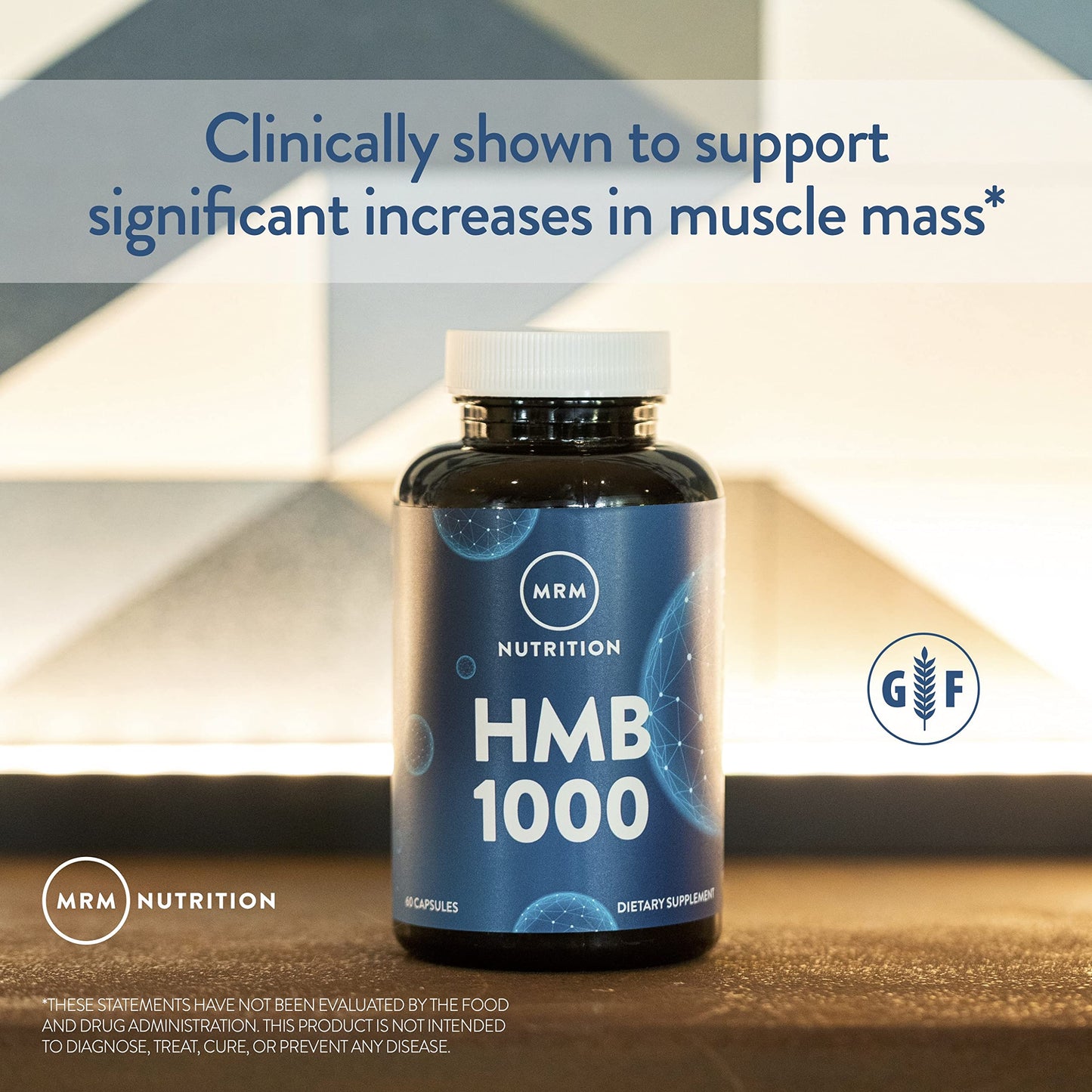 MRM - HMB 1000, Muscle Maintenance, Helps Improve Muscle Strength and Body Composition (60 Count)