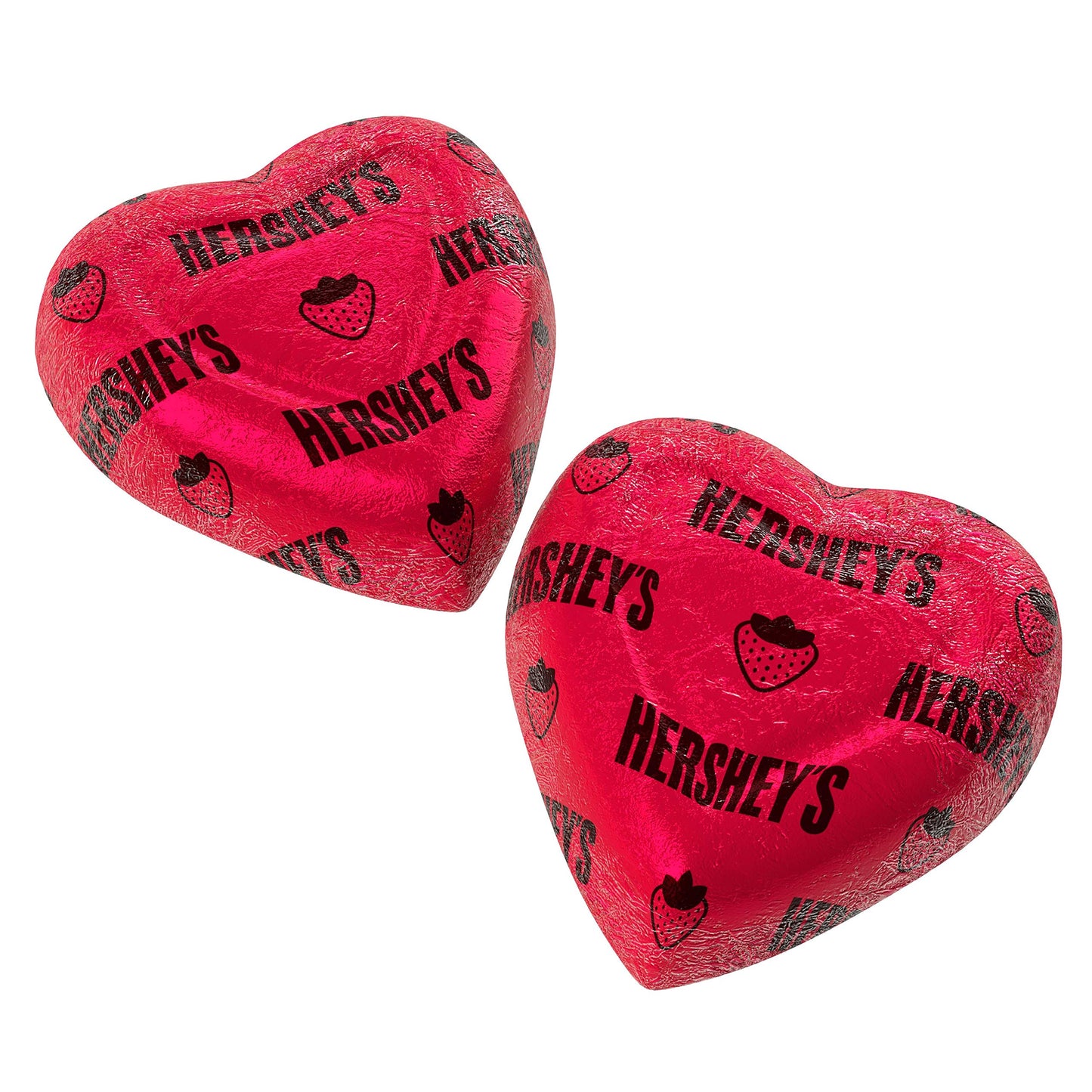 HERSHEYS Milk Chocolate Filled with Strawberry Flavored Crème Hearts Candy Valentines Day Candy 10 Oz Bag