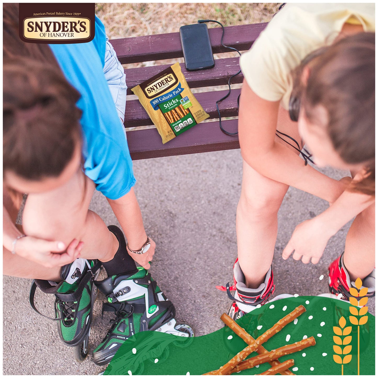 Snyders of Hanover Pretzels Minis and Sticks 100 Calorie Packs 20 Ct Variety Pack