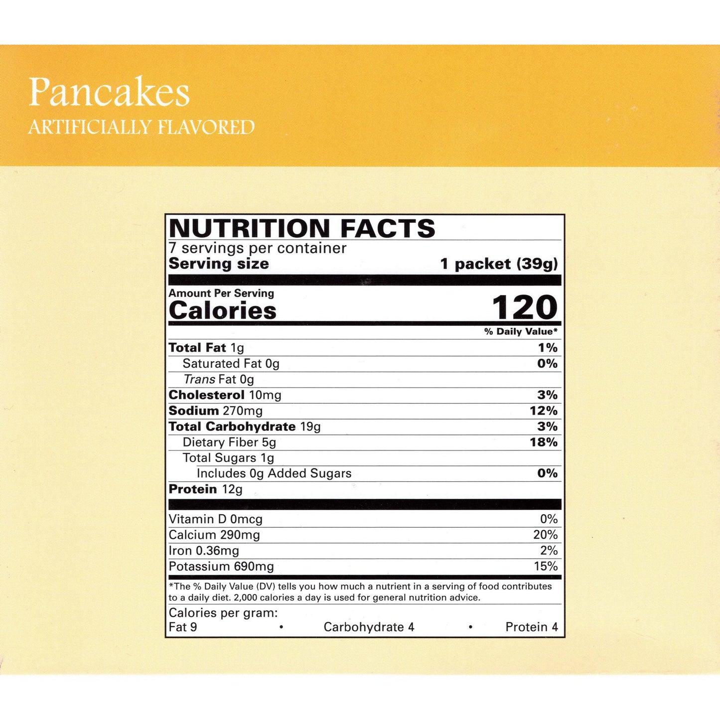Weight Loss Systems - Pancakes - Low Sugar, High Protein, 7 ct