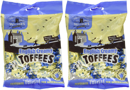 Walkers Nonsuch English Creamy Toffees 53 oz Two bags