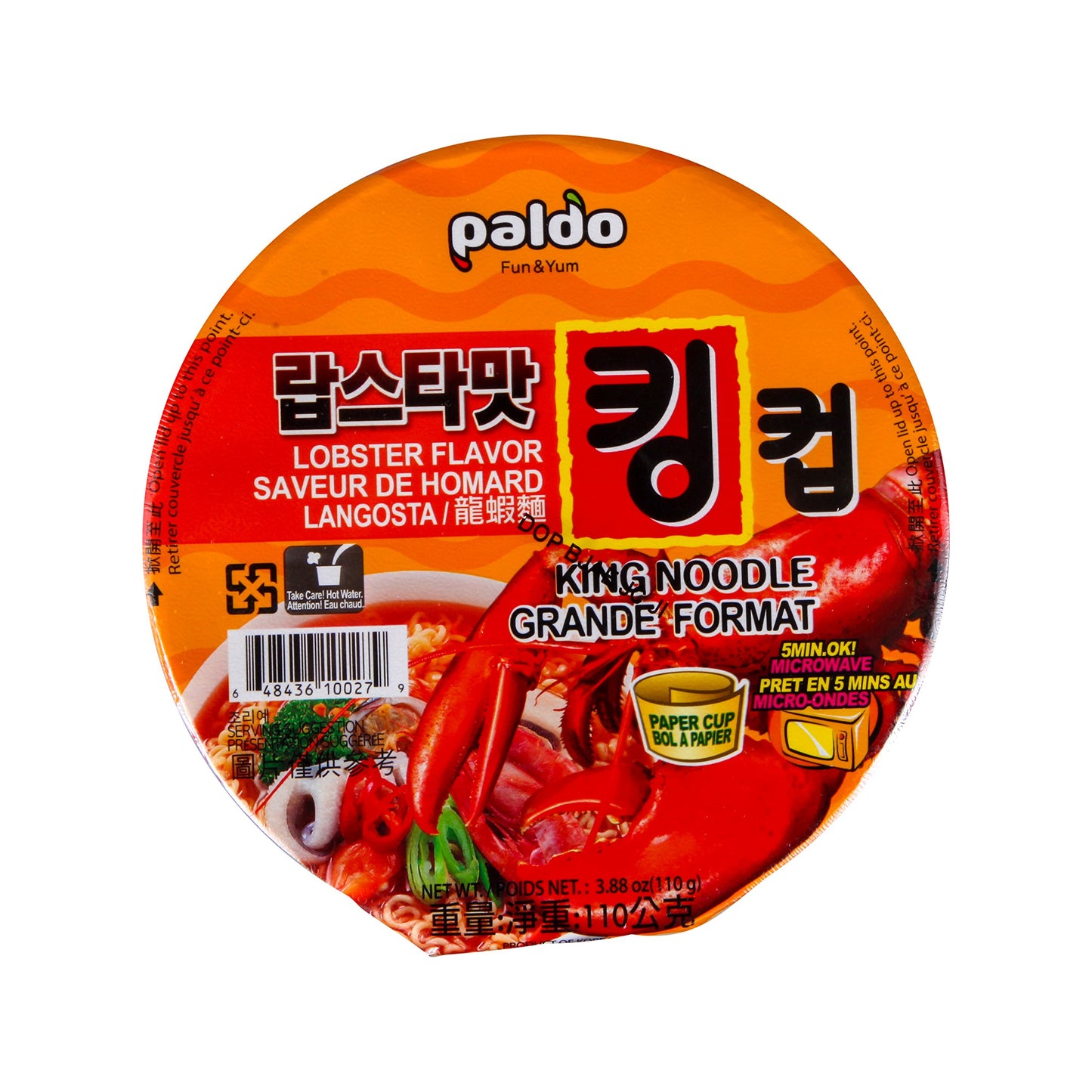 Paldo Lobster Flavor King Cup Noodle 39 oz