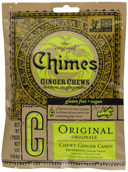 Chimes Ginger Chews Original 5 Ounce Pack of 1