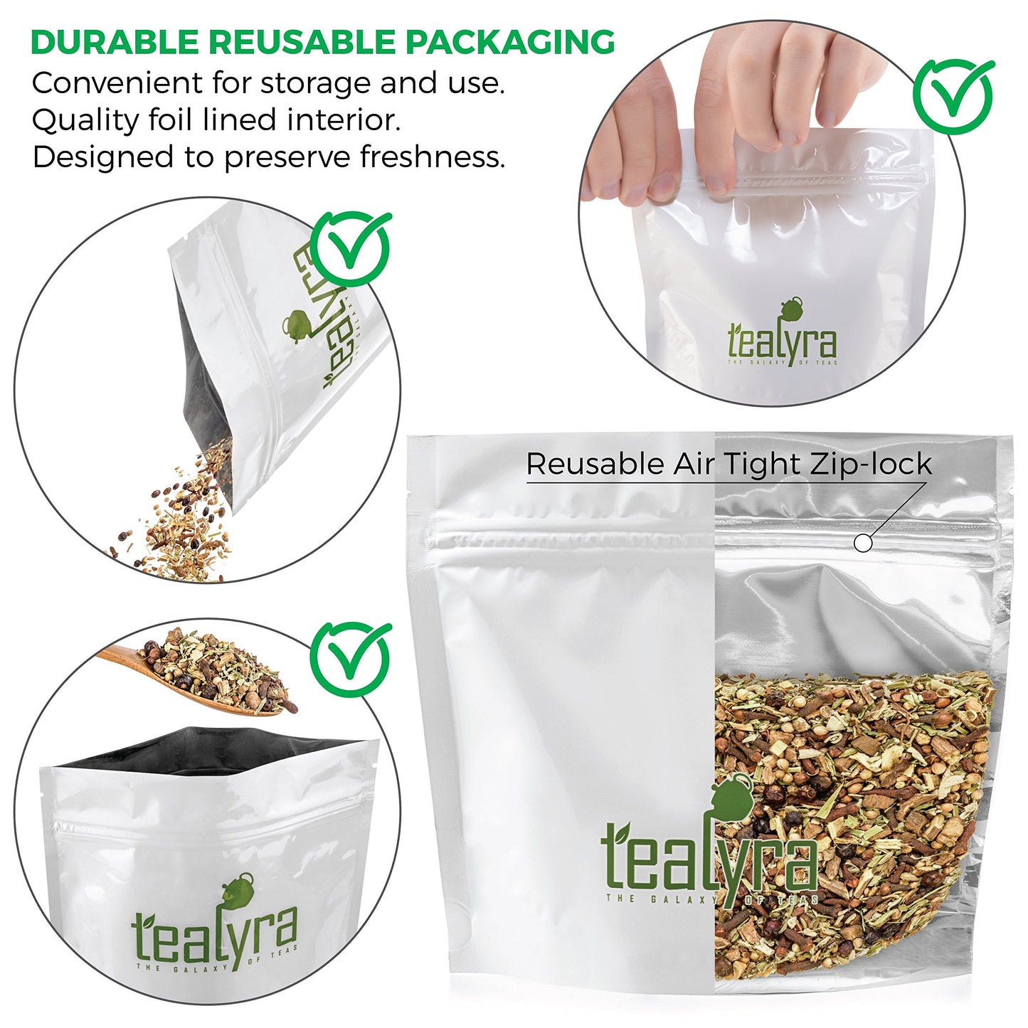 Tealyra - Blood Cleanser Tea - Wellness Detox - Health Tonic - Dandelion - Ginger - Loose Leaf Herbal Tea - Natural Cleanse - Diuretic Tea - Caffeine-Free - 112g (4-ounce)