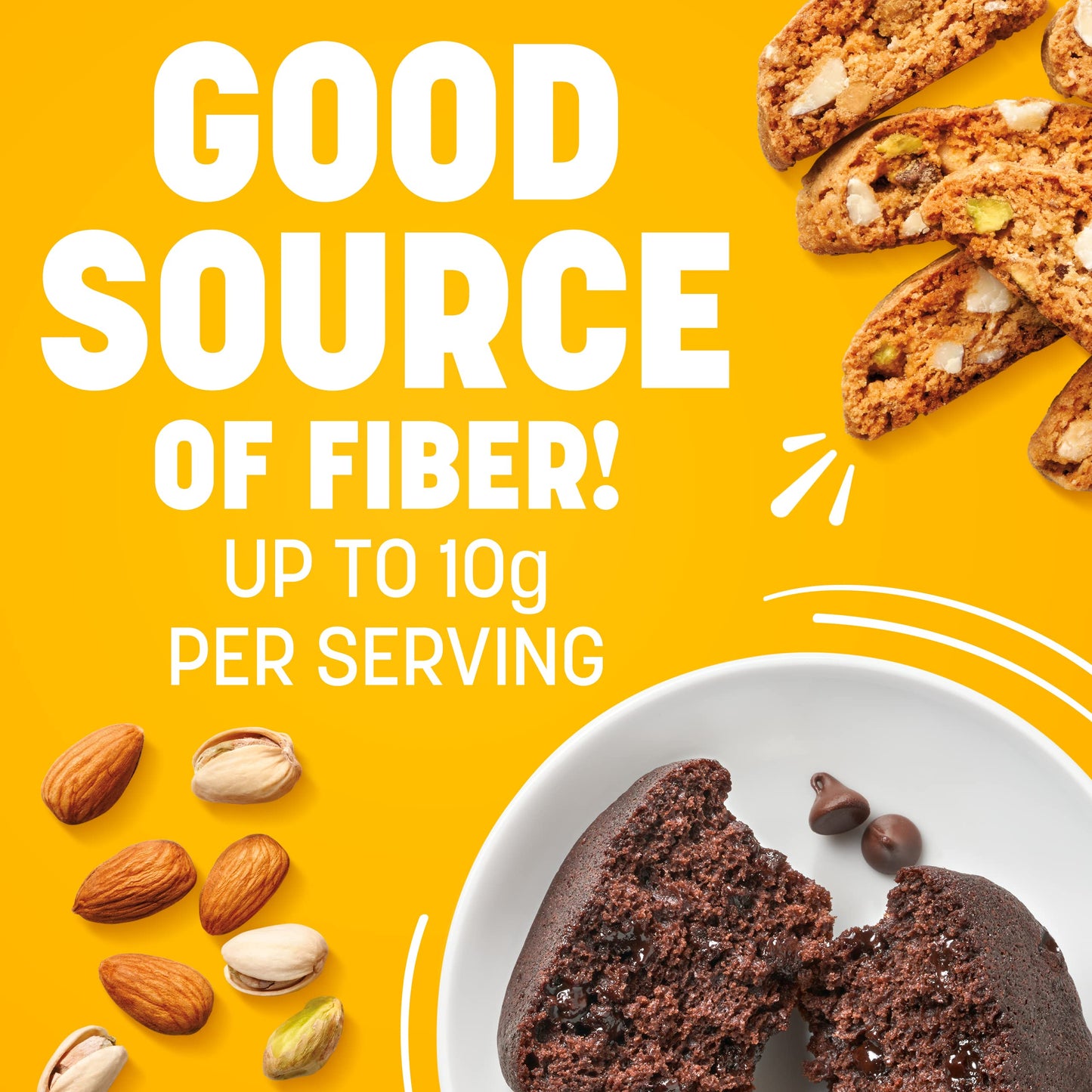 Nutrisystem OnTheGo Breakfast Bars Muffins and Biscotti Helps Support Weight Loss  16 Count