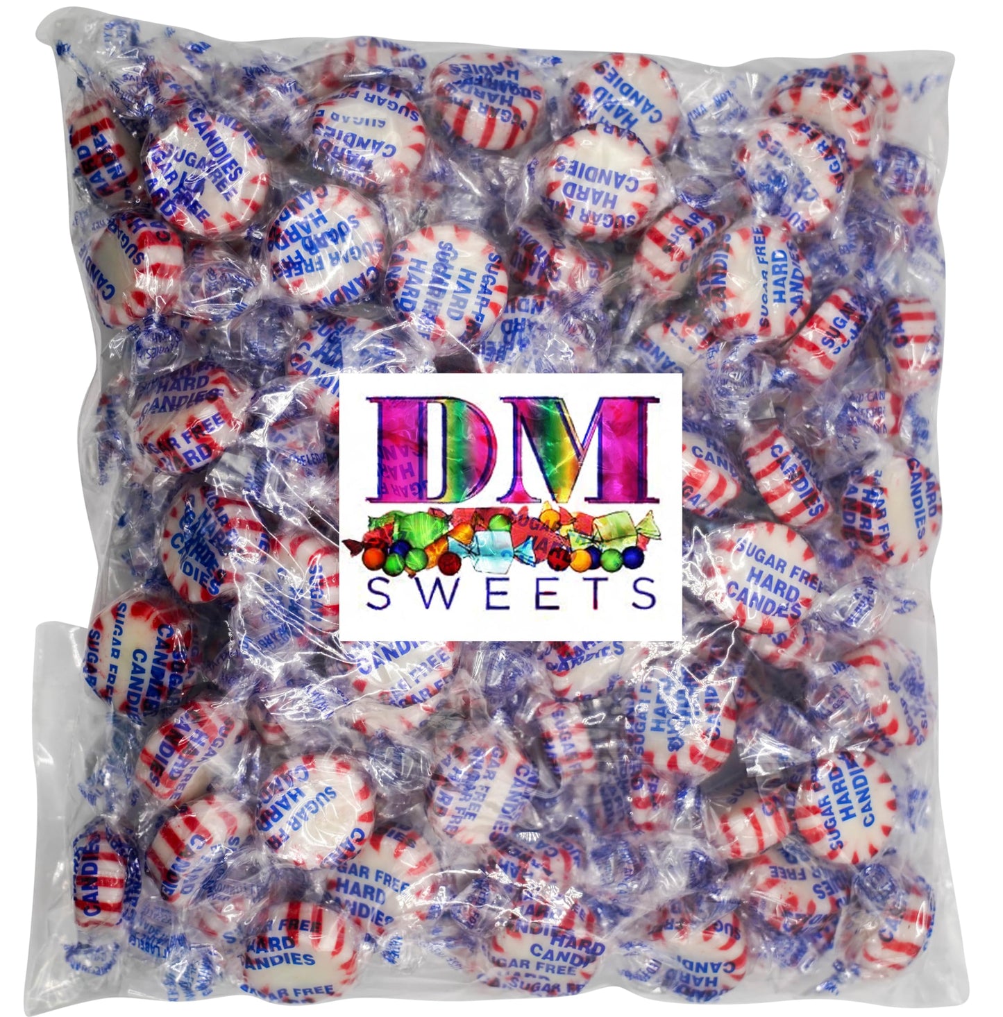 Sugar Free Peppermint Starlights  25 lbs of Individually Wrapped Hard Candy