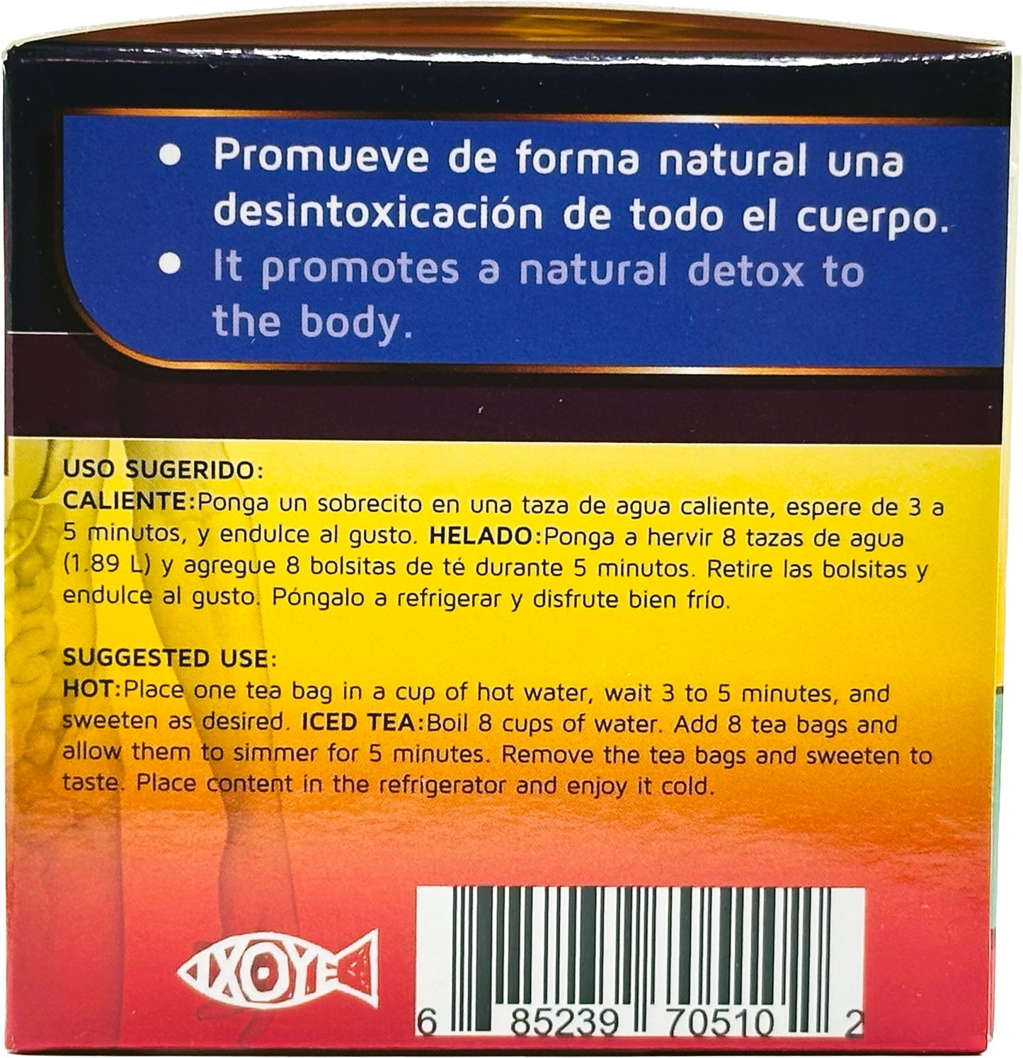 Detoxsan Total Detox Tea by Betel Natural - Whole Body Detox Formula - 24 Tea Bags