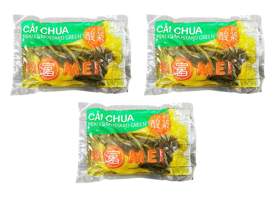 Homei Cai Chua Pickled Mustard Green 10oz 3 Pack