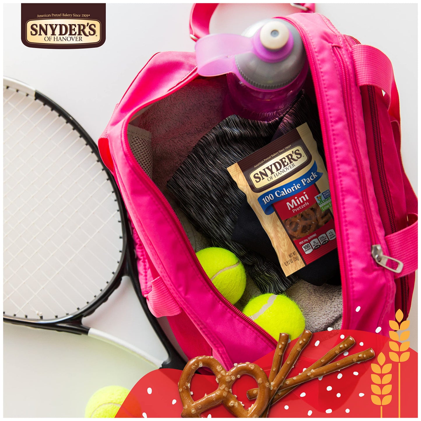 Snyders of Hanover Pretzels Minis and Sticks 100 Calorie Packs 20 Ct Variety Pack