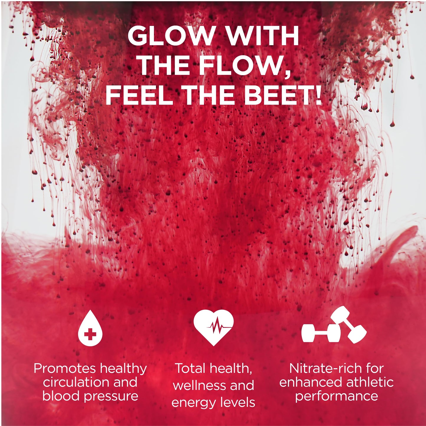 Beet Beet Beet Premium Nitric Oxide Booster & Pre Workout Superfood - Supports Circulation, Heart Health, & Stamina - USA Grown Beet Root Powder, USDA Organic (60 Servings)