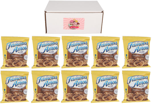 SECRET CANDY SHOP Famous Amos Chocolate Chip Cookies Pack of 10