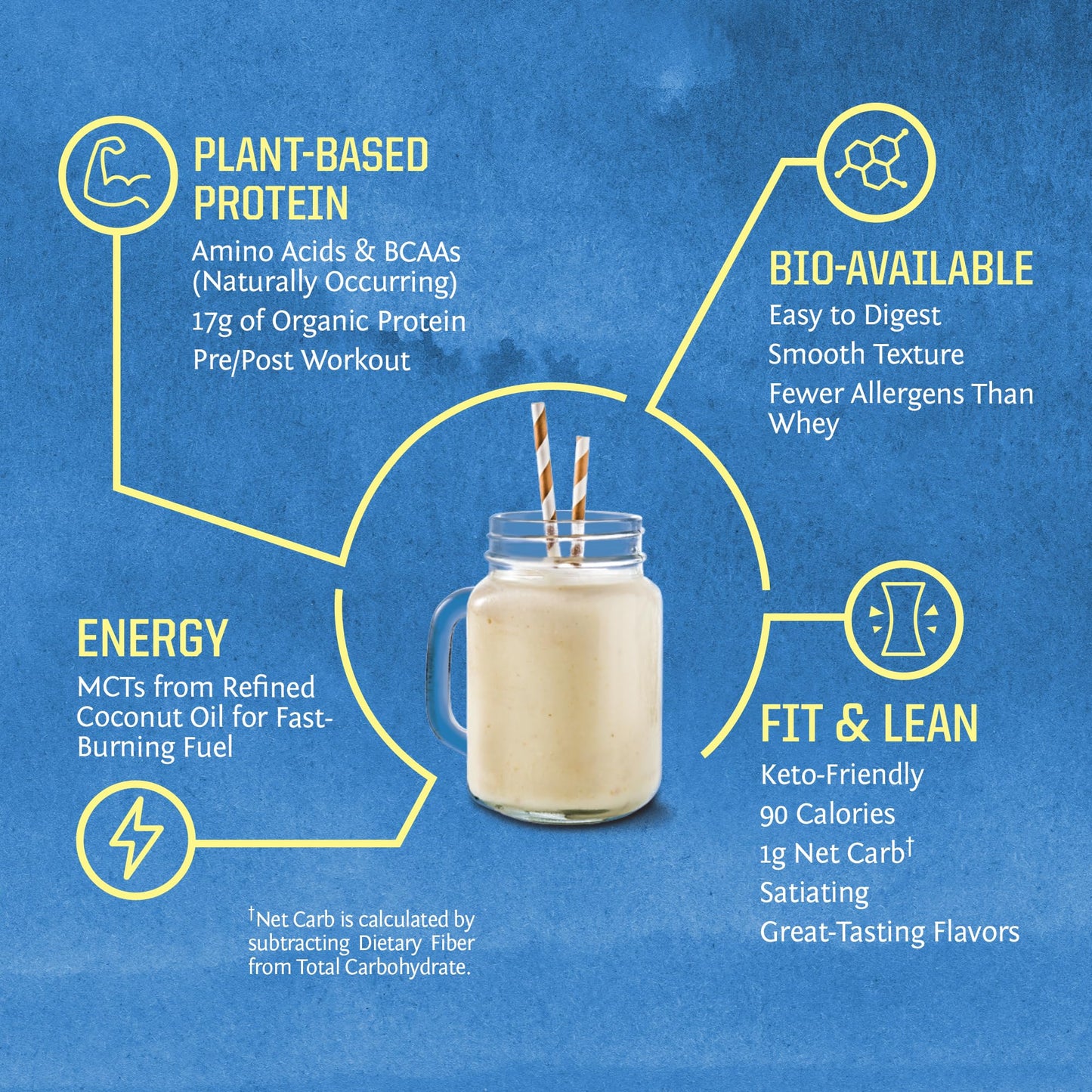 Sunwarrior Vegan Protein Powder Plant-based Organic Protein USDA BCAAs Amino Acids Supplement Hemp Seed Keto Friendly Soy, Dairy, Gluten, & Synthetic Free NON-GMO, Vanilla Flavored 32 Servings 17g per