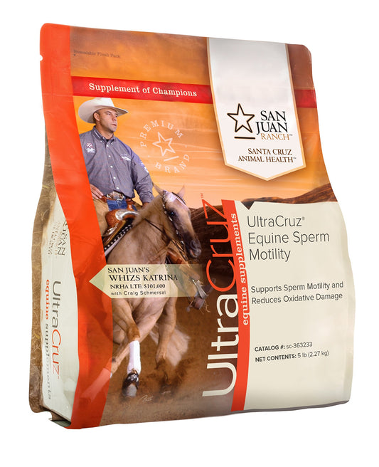 UltraCruz Equine Sperm Motility Enhancer Supplement for Horses, 5 lb Pellet
