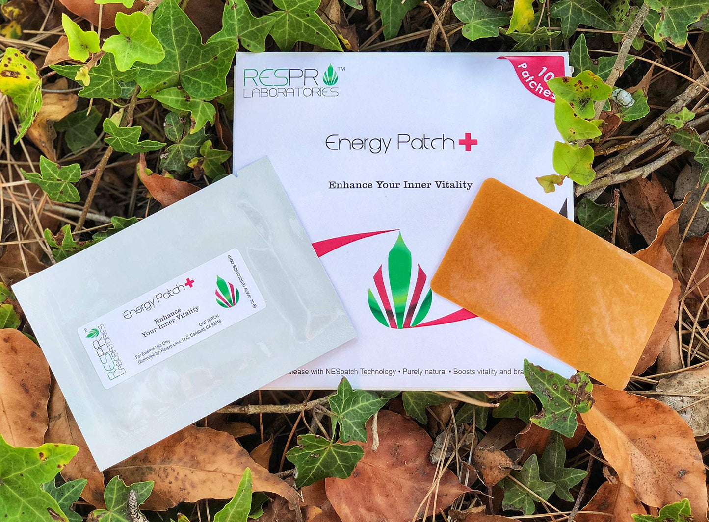 Respro Labs Natural Guarana and CoQ10 Energy Patch Plus, Continuous Release, 10 Patches