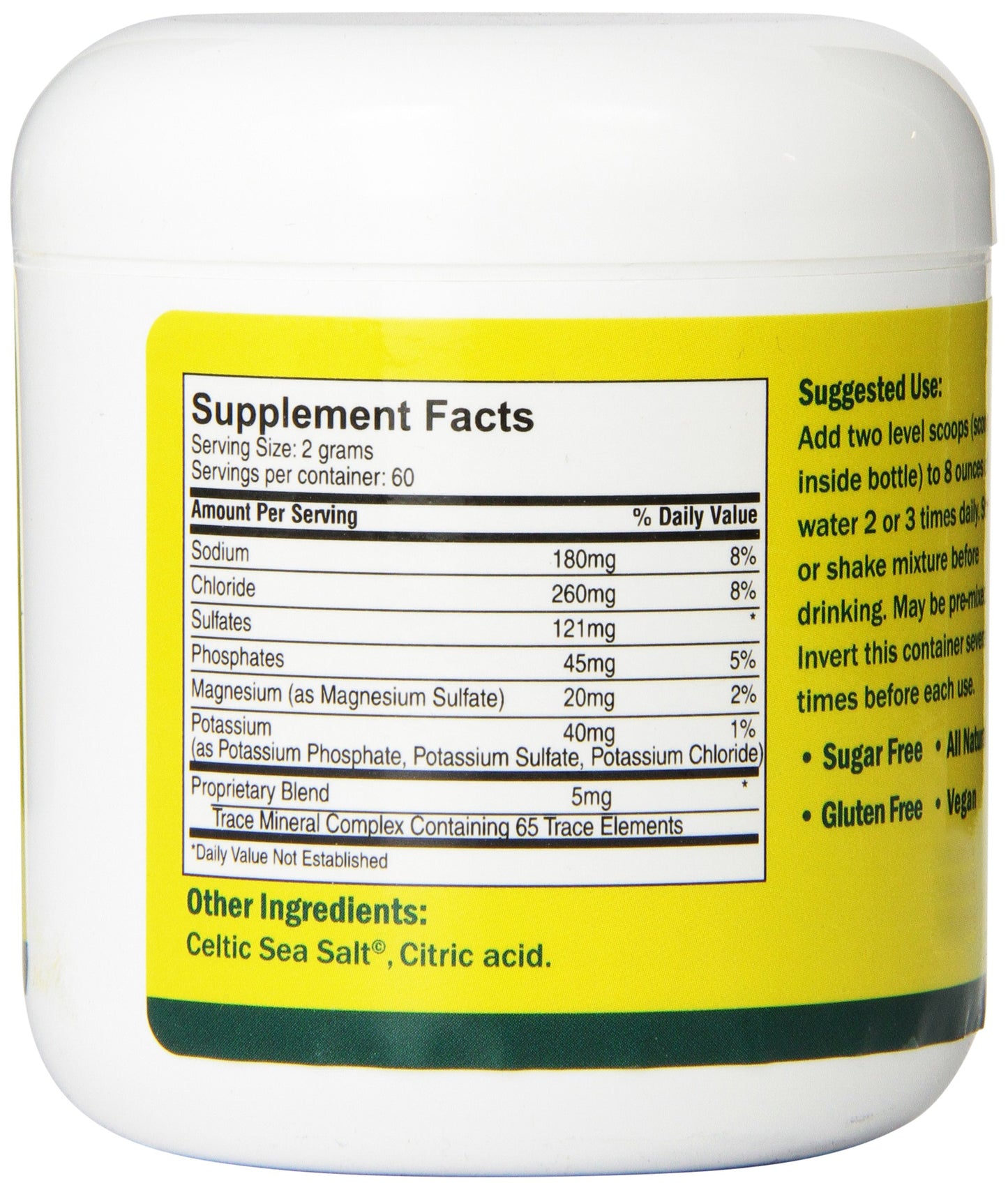 Celtic Sea Salt Electrolyte Powder Drink Mix 42 Ounce