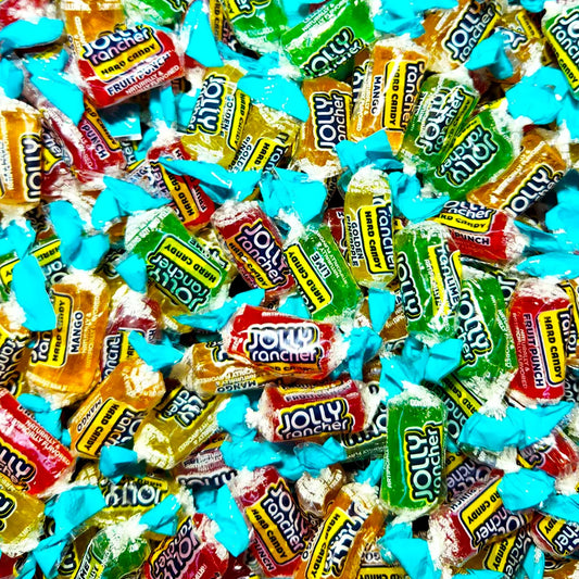 Tropical Jolly Ranchers Hard Candy Bulk 2LB Bag Golden Pineapple Jolly Ranchers Mango Lime and Jolly Ranchers Fruit Punch Jolly Rancher Bulk Bulk Jolly Ranchers