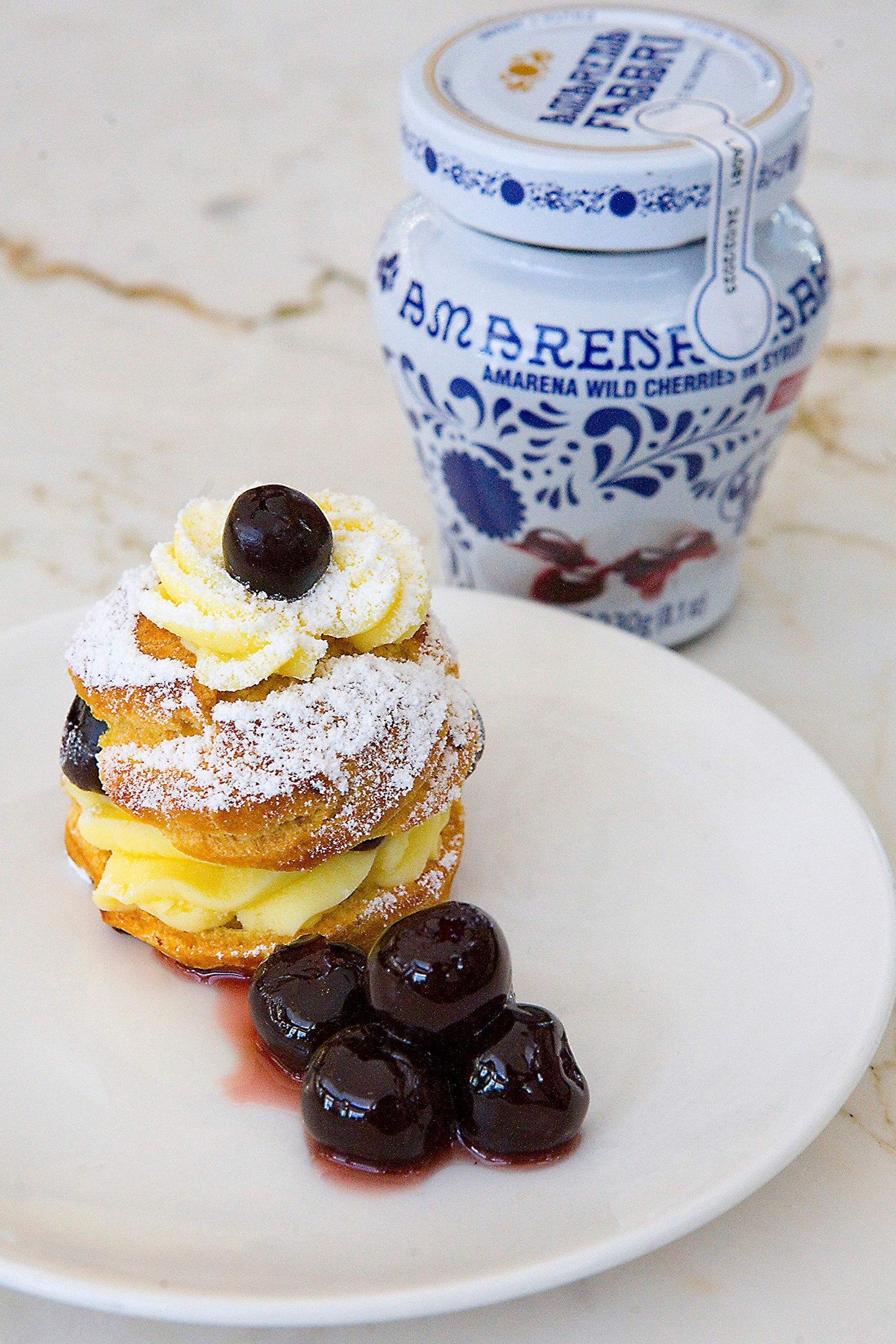 Fabbri Amarena Cherries In Syrup 81 Ounce Pack of 2