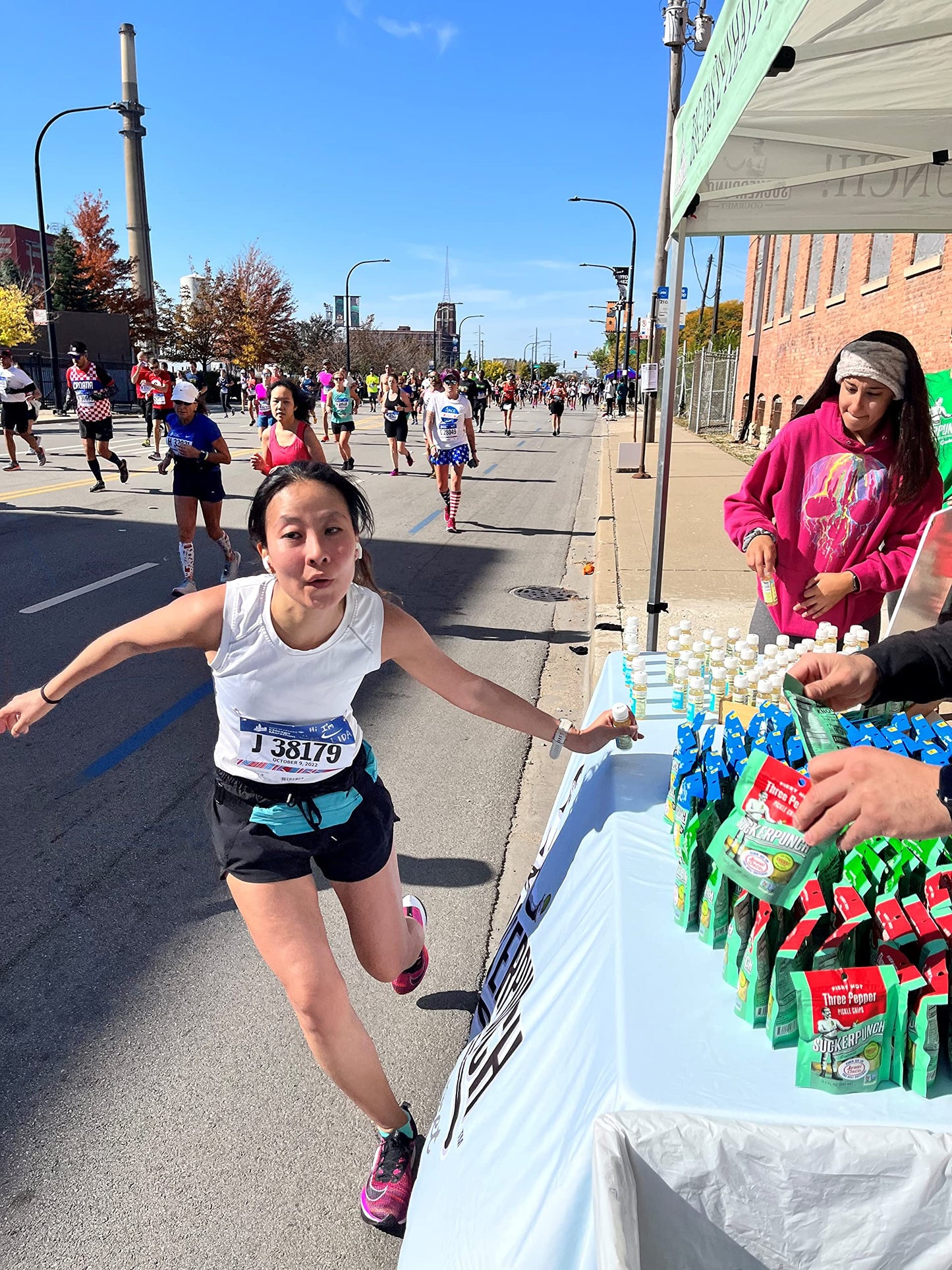 Suckerpunch Hydration Pickle Juice Shot Dill Flavored Gluten Free Post Workout Dill Electrolyte Drink Low Calorie Muscle Cramp Defense Potassium Keto Friendly Low Sugar Non GMO 2 Oz 12 CT