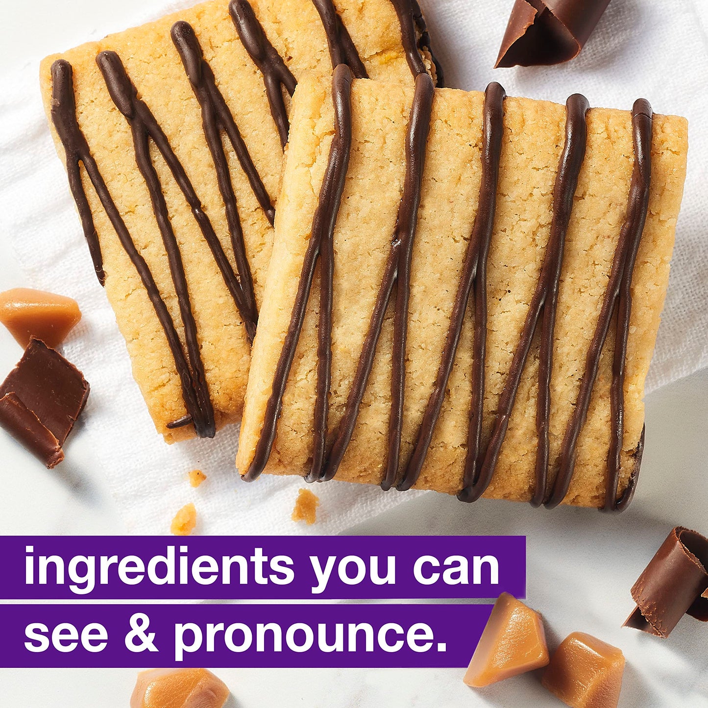 KIND Soft Baked Squares Salted Caramel Almond Flour Blondie 6 count