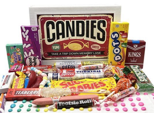 RETRO CANDY YUM Classic Old Fashioned Vintage Candy Assortment for Birthday Party Celebration Valentine Gift Get Well Thank You Thinking of You  Jr
