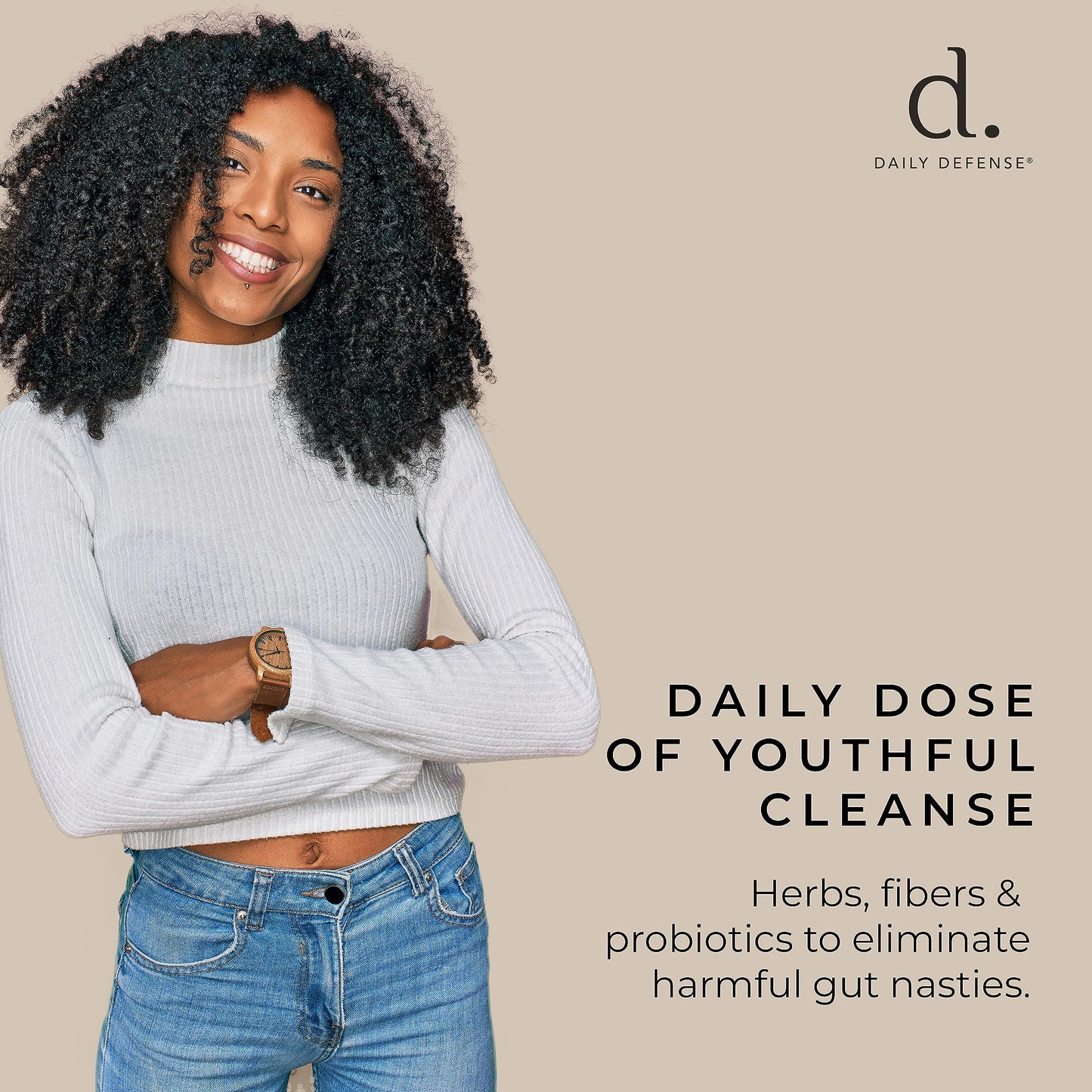 Daily Defense14 Day Cleanse Pills Advanced Gut Cleanse and Detox for Men and Women Fast Natural Laxative for Constipation Relief with Casacra Sagrada, Psyllium Husk, Senna Leaf and Probiotics