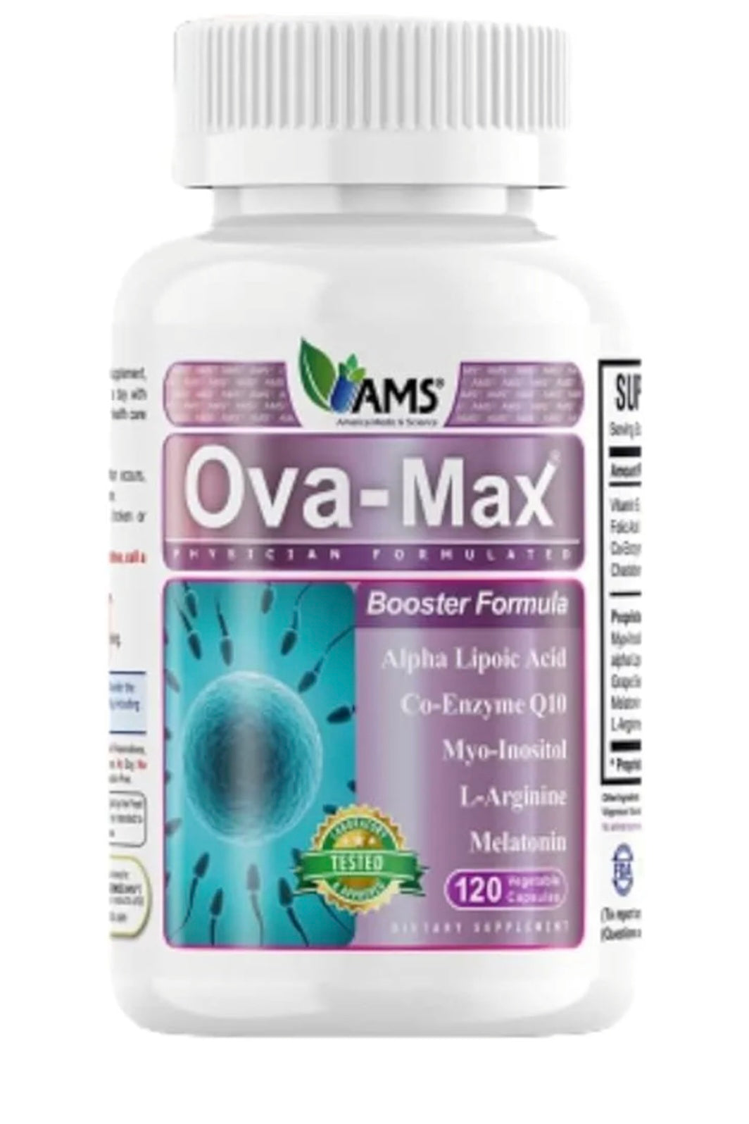 TML AMS Ova-max Vegetable Capsules 120's